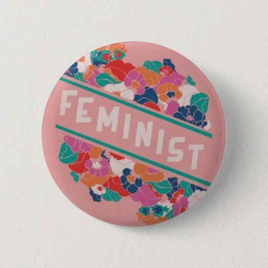 Feministisch Button (Vorderseite)