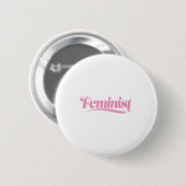 feministisch button (Vorne & Hinten)