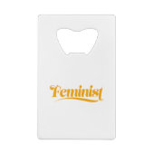 feministisch geldbeutel flaschenöffner (Rückseite)