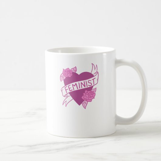 Feministisch Kaffeetasse (Rechts)