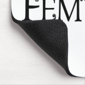 Feministisch Mousepad (Ecke)