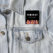 feministisch und stolz button (Beispiel)