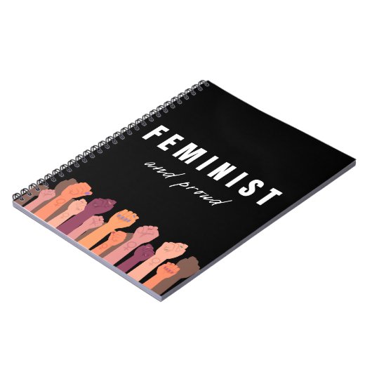 feministisch und stolz notizblock (Linke Seite)