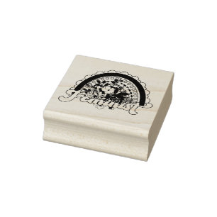 Feministische Briefmarke Gummistempel