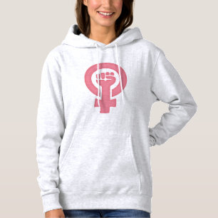 Feministische Faust Hoodie
