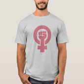 Feministische Faust T-Shirt (Vorderseite)