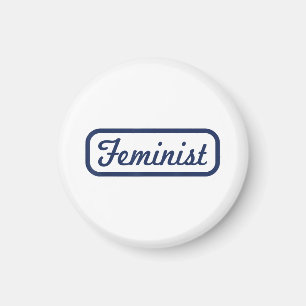 Feministische Frauenpower Vintage T-Shirt Tee Gesc Magnet