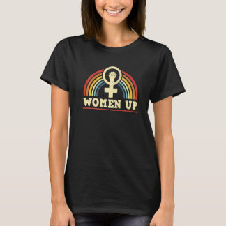 Feministische Frauenrechte Frauenförderung Retro R T-Shirt