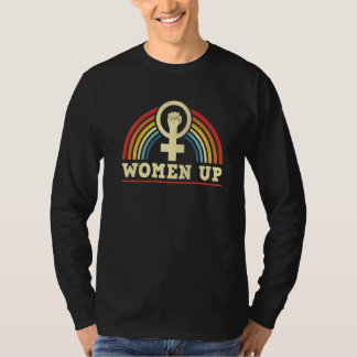Feministische Frauenrechte Frauenförderung Retro R T-Shirt
