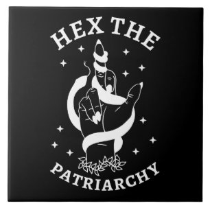 Feministische Hexe - Verfluche Das Patriarchat III Fliese