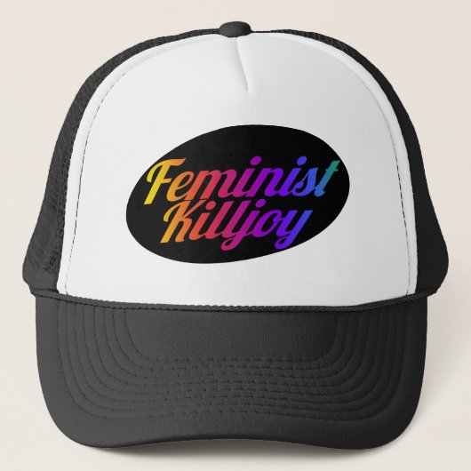 Feministische Killjoy Truckerkappe (Vorderseite)