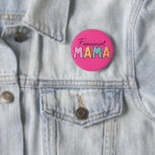 Feministische Mama Button (Beispiel)