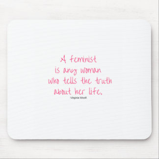 Feministische Mausunterlage Mousepad
