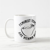 Feministische Risse Kaffeetasse (Links)