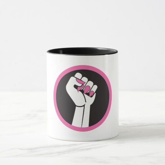 Feministische Tagesordnungs-Kaffee-Tasse Tasse (Zentrum)