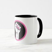 Feministische Tagesordnungs-Kaffee-Tasse Tasse (VorderseiteRechts)