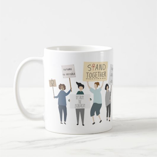 Feministische Tasse (Links)