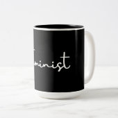 Feministische Tasse - Stärkung der Rechte der Frau (VorderseiteRechts)