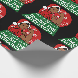Feministische Weihnachten Geschenkpapier