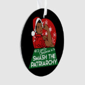 Feministische Weihnachten Ornament (Vorderseite)