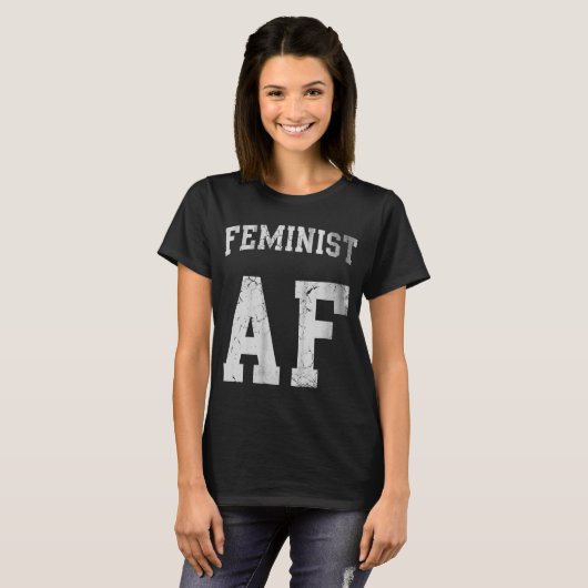 Feministischer AF T-Shirt (Vorne ganz)