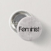 Feministischer Button (Vorne & Hinten)