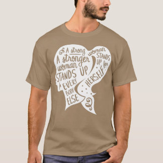 Feministischer Feminismus Zitat Inspirationsstarke T-Shirt