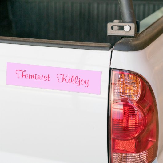 Feministischer Killjoy Autoaufkleber (Auf Lkw)