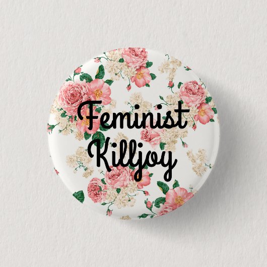 feministischer Killjoy Button (Vorderseite)