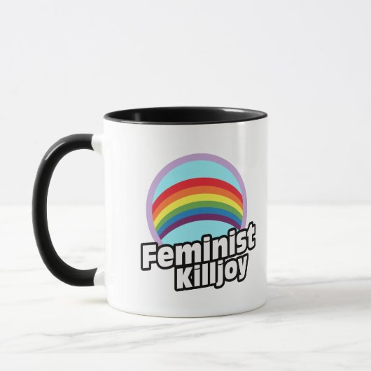 Feministischer Killjoy - RegenbogenKilljoy -- Tasse (Links)