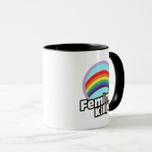 Feministischer Killjoy - RegenbogenKilljoy -- Tasse (VorderseiteRechts)