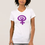 Feministischer Power/Power T-Shirt<br><div class="desc">Feministischer Power / weiblicher Power - Schwesternschaft ist mächtig.</div>