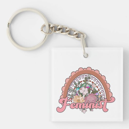 Feministischer Schlüsselanhänger (Vorderseite)
