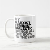 Feministischer Spaß Kaffeetasse (Links)