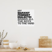 Feministischer Spaß Poster (Küche)