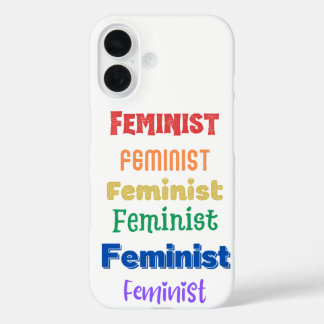 feministischer Stolz iPhone 16 Hülle
