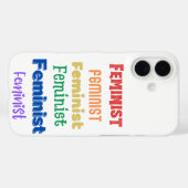 feministischer Stolz Case-Mate iPhone Hülle (Rückseite (Horizontal))