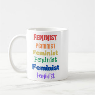 feministischer Stolz - lange Ärmel Kaffeetasse