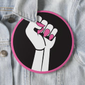 Feministischer Tagesordnungs-Knopf Button (Beispiel)