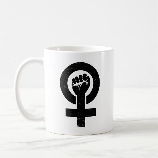 Feministischer Widerstand Kaffeetasse (Links)