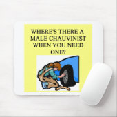 feministischer Witz Mousepad (Mit Mouse)