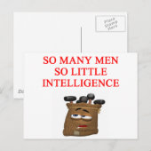 feministischer Witz Postkarte (Vorne/Hinten)