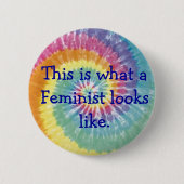 Feministisches Button (Vorderseite)