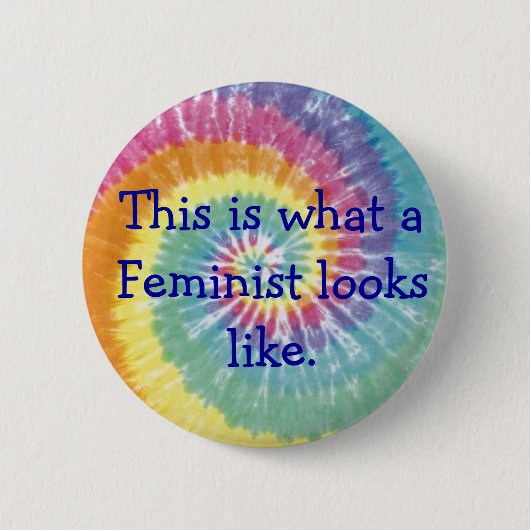Feministisches Button (Vorderseite)