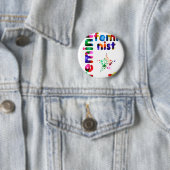Feministisches Geleebonbon Button (Beispiel)