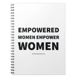 Feministisches gewundenes Notizbuch Notizblock