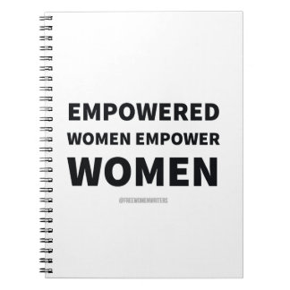 Feministisches gewundenes Notizbuch Notizblock