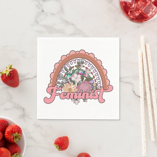 Feministisches Papier Napkins Serviette (Beispiel)