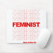 Feministisches Shirt Mousepad (Mit Mouse)