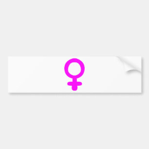 Feministisches Symbol Autoaufkleber